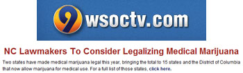 WSOC tv9 abc NC lawmakers to consider legalizing medical marijuana